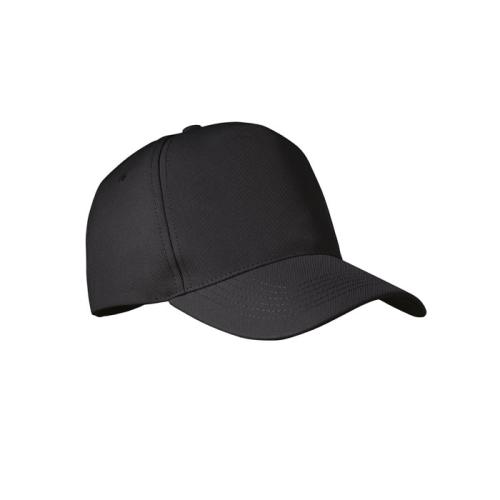 Бейсболка из RPET, черный