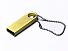 USB 2.0-флешка на 512 Мбайт с мини чипом и круглым отверстием, золотистый