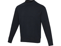 Jet унисекс Aware™ свитер с круглым вырезом из переработанных материалов - Темно - синий