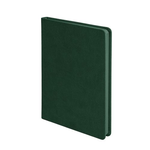 Ежедневник недатированный Softie, формат А5, в клетку, темно-зелёный