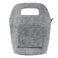 Термосумка "FELTY", 34 x 22 x 15 см, фетр, серый меланж