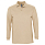 Рубашка поло мужская с длинным рукавом Winter II 210 бежевая