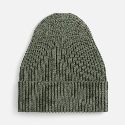 Шапка Catch Match без помпона, зеленая (полынь)