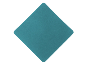 ПАТЧ РОМБ nubuk (голубой) 7,6 х 7,6 см