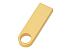 USB 2.0-флешка на 32 Гб с мини чипом и круглым отверстием, золотистыйй