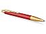 Шариковая ручка Parker IM Premium K318 Red GT, стержень: M, цвет чернил: blue, в подарочной упаковке.