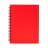 Блокнот на пружине VALLE, Красный