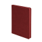 Ежедневник недатированный Softie, формат А5, в клетку, бордовый