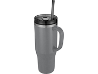 Melbourne кружка 1200 мл, сертифицированная согласно RCS, с соломинкой - Серый