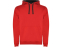 Толстовка с капюшоном Urban мужская, красный/черный