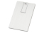 Флеш-карта USB 2.0 16 Gb в виде металлической карты Card Metal, серебристый