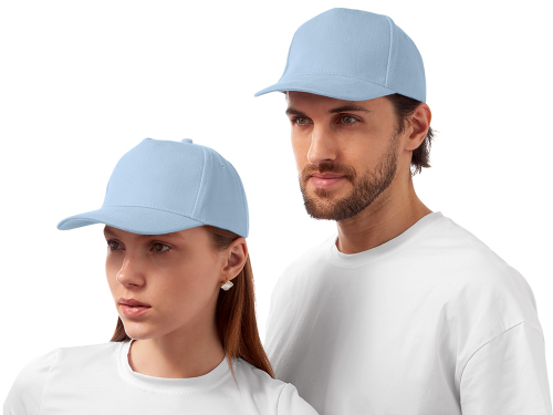 Бейсболка Florida 350 5-панельная, небесно-голубой