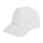 Бейсболка OPTIMA S, 5 клиньев, металлическая застежка, белый