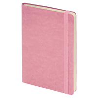 Ежедневник недатированный Boomer, А5,  светло-розовый, кремовый блок в линейку, без обреза, светло-розовый