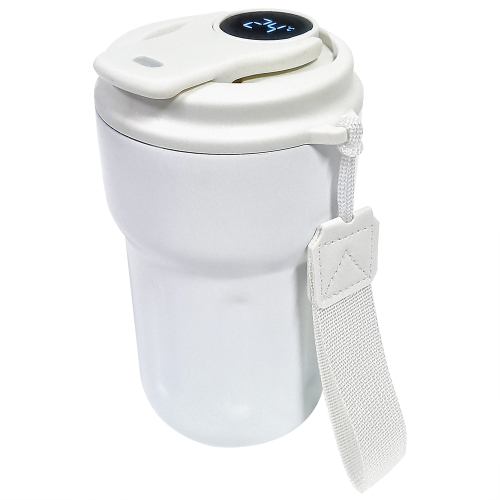 Термокружка Clive с дисплеем, Белый