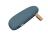 PB_Small_stone Универсальное зарядное устройство power bank в форме камня. 2600MAH. Темно-синий (чистый хлястик)