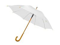 Зонт-трость «Радуга», цвет: белый
