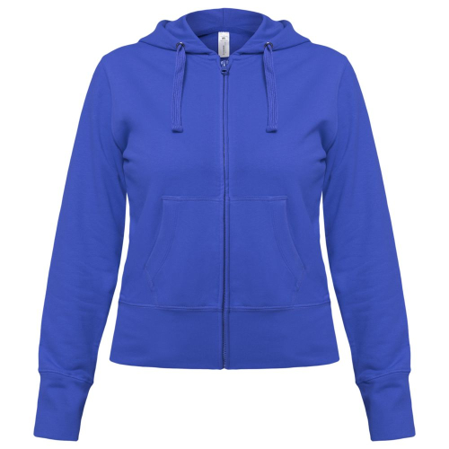Толстовка женская Hooded Full Zip ярко-синяя