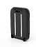 Чемодан складной Rollink Vega II 55x40x20 см, 2 колеса, черный
