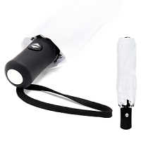 Автоматический противоштормовой зонт Vortex To Go, Белый/белый