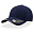 Бейсболка ESTORIL, 6 клиньев, застежка на липучке, темно-синий, белый