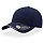 Бейсболка ESTORIL, 6 клиньев, застежка на липучке, темно-синий, белый