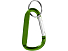 Timor брелок с карабином из переработанного алюминия, сертифицированного по стандарту RCS - Зеленый