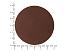 ПАТЧ КРУГ nubuk (коричневый ) 6,0 х 6,0 см