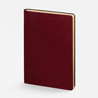 Ежедневник Nebraska Flex, недатированный, бордовый с золотистым