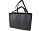 Jumbo эко-сумка очень большого размера из нетканого материала, объемом 65 л, сплошной черный