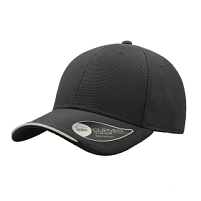 Бейсболка ESTORIL, 6 клиньев, застежка на липучке, темно-серый