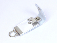 USB-флешка на 32 Гб в виде брелка, белый USB-флешка на 32 Гб в виде брелка, белый