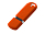 USB-флешка на 32 ГБ с покрытием soft-touch, оранжевый