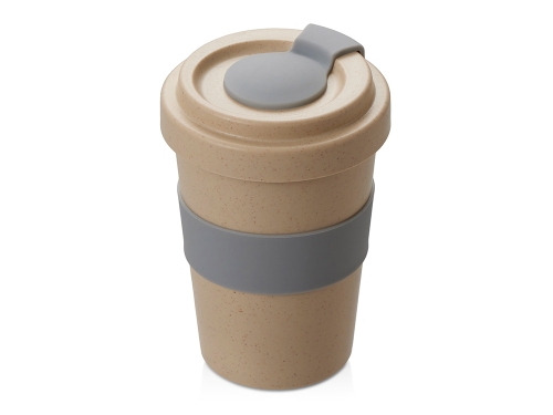 Стакан из пшеничного волокна Flava, серый