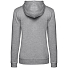 Толстовка с капюшоном женская Hoodie, серый меланж