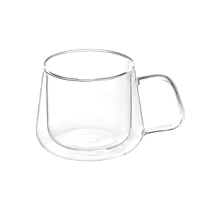 Кружка стеклянная с двойными стенками Dolce