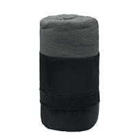 Флисовый дорожный плед из RPET, серый