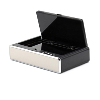 Часы электронные Boxxuv настольные с УФ стерилизатором, Черный Часы электронные Boxxuv настольные с УФ стерилизатором, Черный