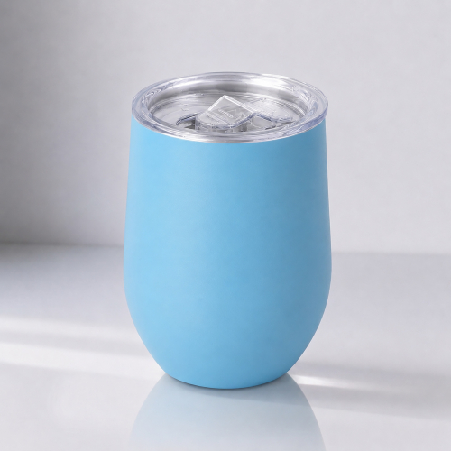 Термокружка Sense Gum, soft-touch, непротекаемая крышка, 370мл, крафтовая упаковка, голубой