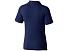Calgary женская футболка-поло с коротким рукавом, темно-синий