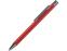 Ручка шариковая UMA STRAIGHT GUM soft-touch, с зеркальной гравировкой, красный
