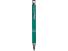 Ручка металлическая шариковая Legend Gum софт-тач, бирюзовый