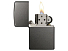 Зажигалка ZIPPO Classic с покрытием Gray Dusk , латунь/сталь, серая, матовая, 38x13x57 мм
