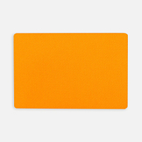 Наклейка тканевая Lunga, L,оранжевый неон