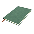 Блокнот A5 Donnie в мягком переплёте c карманом для ручки, Темно-зеленый