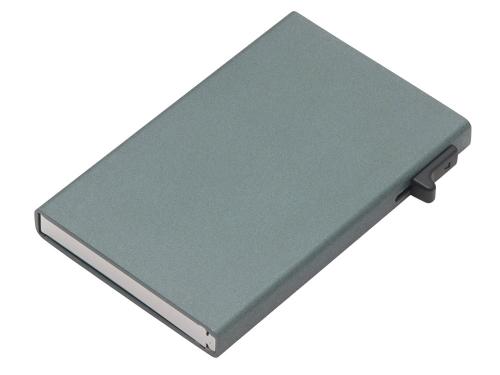 Картхолдер Florence с RFID- защитой из алюминия, цвет оружейной стали