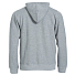 Толстовка мужская CLASSIC HOODY FULL ZIP 300, серый меланж