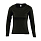 Футболка женская с длинным рукавом MAJESTIC, черный
