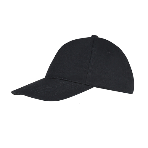 Бейсболка SUNNY, 5 клиньев, застежка на липучке, черный