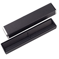 Коробка для ручки Cradle, Чёрный/Серебряный